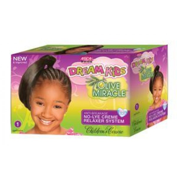 African Pride Dream Kids Olive Miracle Super No-Lye Relaxer